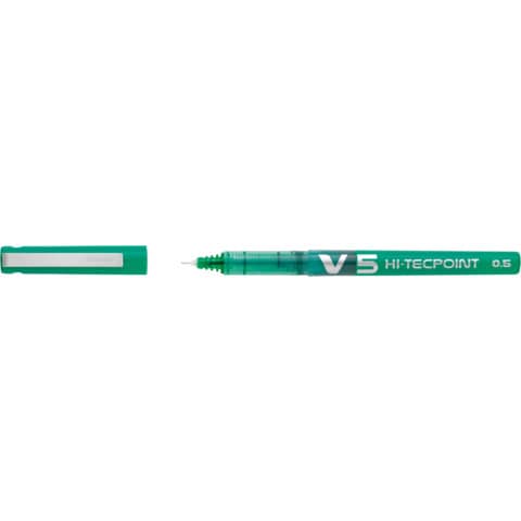 Roller Pilot Hi-Tecpoint V5 0,5 mm verde - 011693